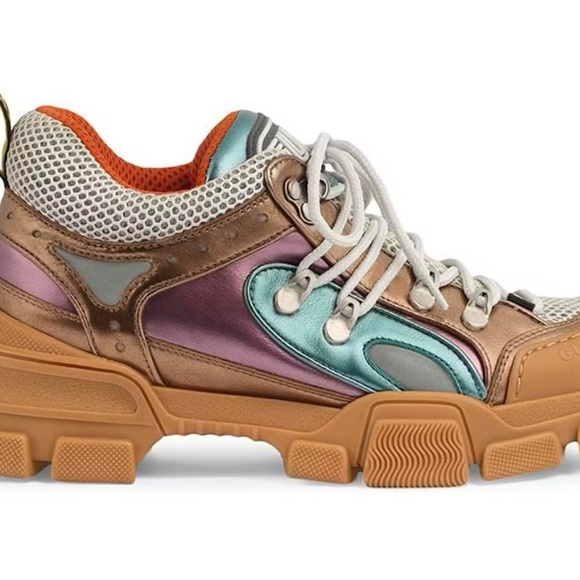 Gucci Flashtreck metallic sneakers - Picture 2 of 5